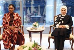 Emine Erdoğan, Gabon Cumhurbaşkanının eşi Nguema ile görüştü