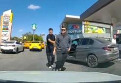 Trafikte tartıştığı sürücünün üzerine yürümüştü; ehliyetine el konuldu