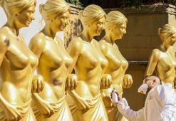 62'nci Altın Portakal Film Festivali öncesi 62 Venüs heykeli, kenti süslemeye başladı