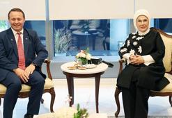 Emine Erdoğan, Kosova Cumhurbaşkanı'nın eşi Sadriu ile görüştü