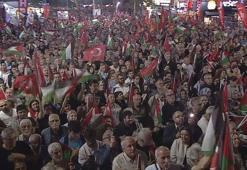 Eyüpsultan'da 4 partinin katıldığı ’Filistine Destek’ mitingi düzenlendi