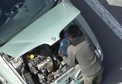 Polisi görünce arıza yaptığı gerekçesiyle aracını emniyet şeridine çekti, ehliyetsiz çıktı