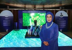 Emine Erdoğan, New York'taki ‘Sıfır Atık Mavi-Damla Damla’ Sergisi'nin açılışına katıldı