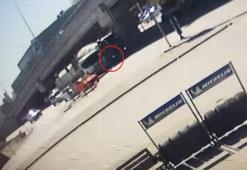 Ankara'da beton mikserinin çarptığı yaya öldü; kaza kamerada