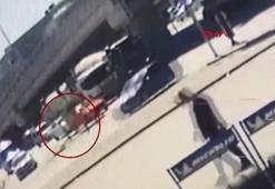 Ankara'da beton mikserinin çarptığı yaya öldü; kaza kamerada