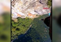 Sümela Manastırı’nda 'yarasa adam uçuşu'