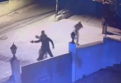 Maltepe’de 1 kişinin yaralandığı silahlı saldırı kamerada