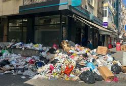 Eylem sona erdi ancak ilçedeki çöpler toplanmadı