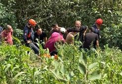 Kamyonet, uçurumdan dere yatağına yuvarlandı: 1 ölü 1 yaralı