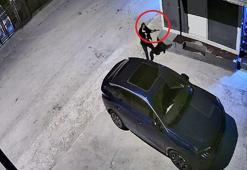 Ankara'da iş yerine tüfekli saldırı kamerada