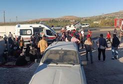 Şanlıurfa’da tütün işçilerinin taşındığı minibüs devrildi: 20 yaralı