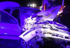 Tosya'da otomobil, traktörün römorkuna çarptı; polis adayı öldü, 5 yaralı