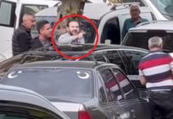 Ankara'da 'yol verme' tartışmasında silahlı tehdit kamerada