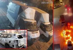 Sultangazi'de para vermeyen kardeşine kızdı, 3 aracı yaktı