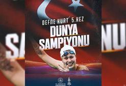 Milli para yüzücü Defne Kurt’tan 5’inci dünya şampiyonluğu