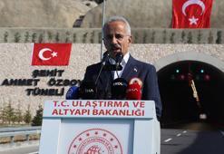Bakan Uraloğlu, Şehit Ahmet Özsoy Tüneli'nin açılışını yaptı