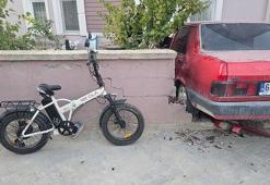 Tokat'ta otomobil elektrikli bisiklete çarptı: 3 çocuk yaralı