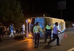 Muğla’da yolcu otobüsü devrildi: 5 yaralı