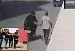 Motosikletli kapkaççılar, markete giden kadının cep telefonunu alıp kaçtı