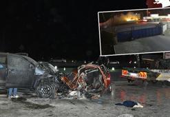 Manisa'da 5 kişinin öldüğü kaza kamerada