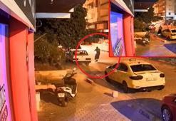 İş yerine ateş açıp patenle kayarak kaçtı