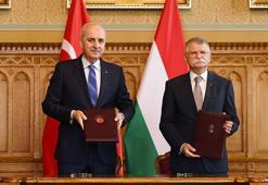 TBMM Başkanı Kurtulmuş, Budapeşte’de Macaristan Ulusal Meclisi Başkanı Köver ile görüştü