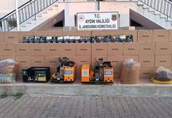 Aydın'da 1,2 milyon TL'lik kaçak tütün ve makaron ele geçirildi