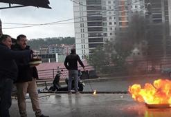 Yangın ihbarına giden itfaiye ekibine sürpriz kutlama