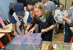 Ebru sanatıyla renklenen Türk-Japon dostluğu