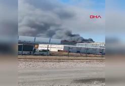 İzmir'in Aliağa ilçesinde fabrika yangını