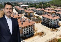 Bakan Kurum, Seydikemer’de yapımı tamamlanan sosyal konutların görüntülerini paylaştı