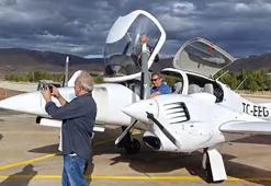 Nuri Demirağ'ın doğduğu ilçeye 84 yıl sonra ilk uçak indi