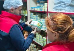 Ankara'da 3 tonun üzerinde bozuk süt ürünü imha edildi