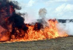 Havalimanında yangın tatbikatı