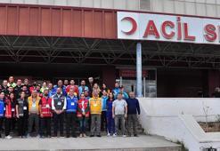 Hastanede deprem tatbikatı