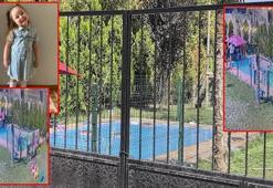 Epilepsi hastası Berra, havuzda boğulma tehlikesi geçirirken yaşanan panik kamerada