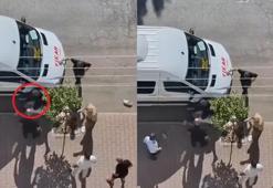 Sokakta bıçaklandı, kaçan saldırganı taşla kovaladı