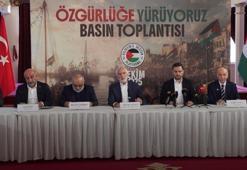 Filistin'e Destek Platformu'ndan ' Özgürlüğe Destek' yürüyüşüne davet