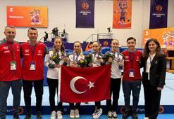 Trampolin Cimnastik Kadın Milli Takımı’ndan Azerbaycan’da tarihi madalya