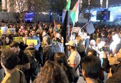 İsrail Başkonsolosluğu önünde protesto yapıldı