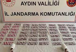 Bavulunda 898 sentetik hap ele geçirilen şüpheliye gözaltı