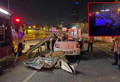 Ümraniye’de otomobil bariyere çarptı: 1 ölü, 1 ağır yaralı