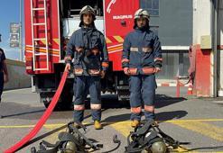 İtfaiyede öğrencilere 'yangına müdahale' dersi