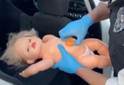 Oyuncak bebek içerisinden uyuşturucu çıktı