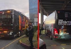 Galatasaray ve Beşiktaş, derbi için RAMS Park’a geldi