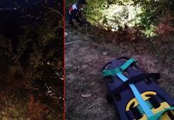 Ot biçen baba- oğul uçuruma düştü; polis memuru oğul öldü, baba yaralandı