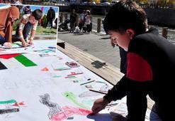 Kars ve Iğdır’da çocuklar, Filistinli akranları için çizdi