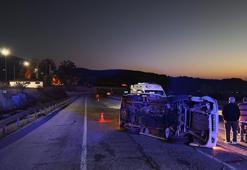 Otomobil, minibüse arkadan çarptı; 5’i çocuk 9 yaralı