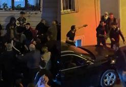 Kağıthane'de asker eğlencesinde kavga: Asker adayı tarafları tekmeyle ayırdı