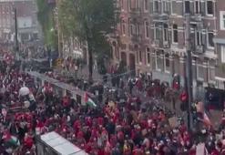 Amsterdam’da Gazze'ye destek eylemine 250 bin kişi katıldı